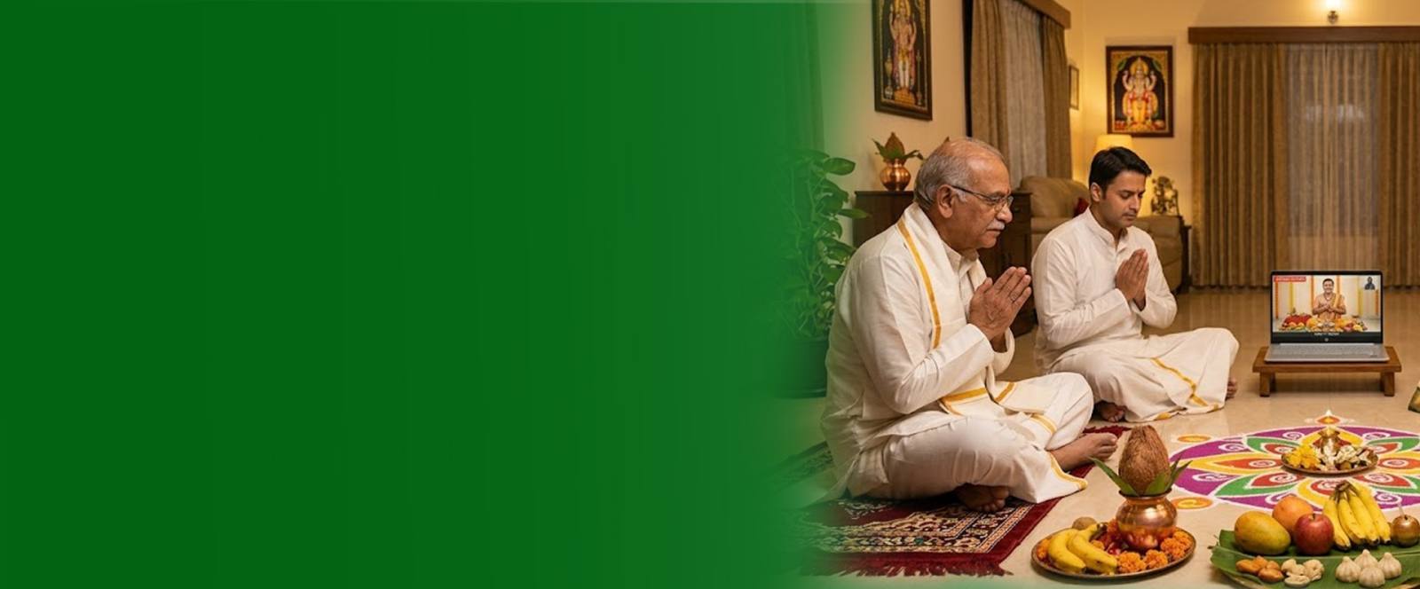 Book Your E-Pooja Online with Hariom Pooja Services